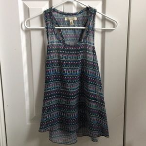 Sheer tank top